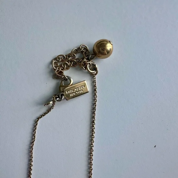 Kate Spade Gold 'Mrs' Necklace - Picture 3 of 4